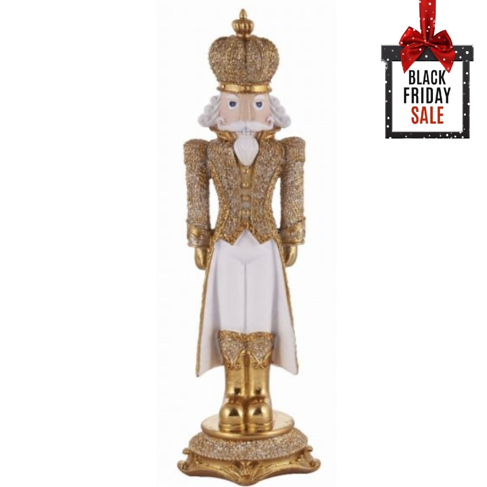 Χριστουγεννιάτικος Πολυρεζίν Στρατιώτης Χρυσός 14x13,5x45cm