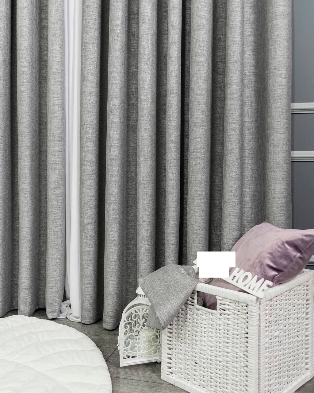 Paris Κουρτίνα Σκίασης Γκρι Με Κρίκο Υ270xΦ280cm A431-27