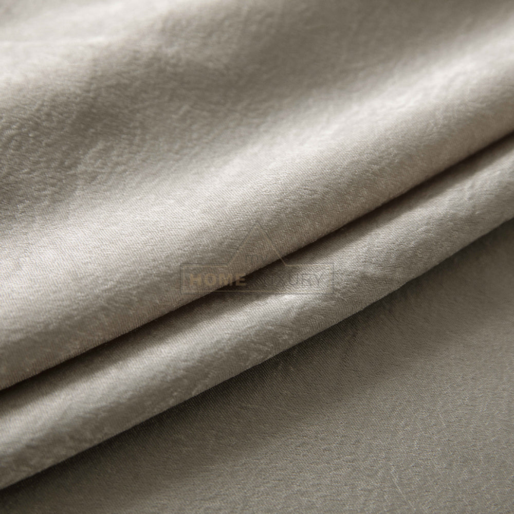 Velour Satin Κουρτίνα Μόκα 80% Σκίασης Με Τρέσα Υ270xΦ280cm 341-4