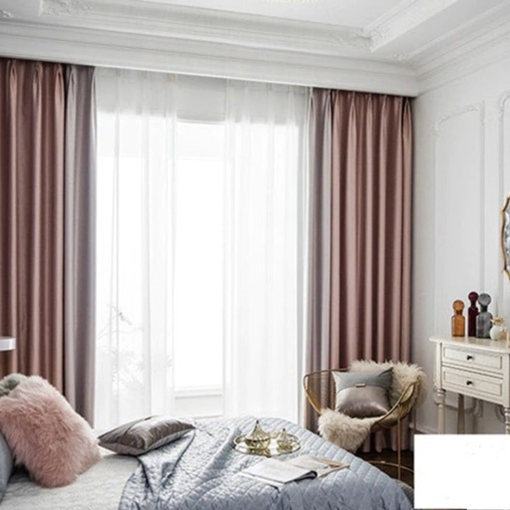 Ταφτά Κουρτίνα Σκίασης Σάπιο Μήλο Με Τρέσα Υ270xΦ280cm 575-10