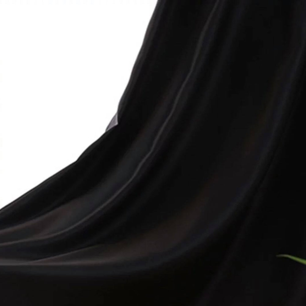 Ταφτά Κουρτίνα Σκίασης Μαύρη Με Τρέσα Υ270xΦ280cm 575-16