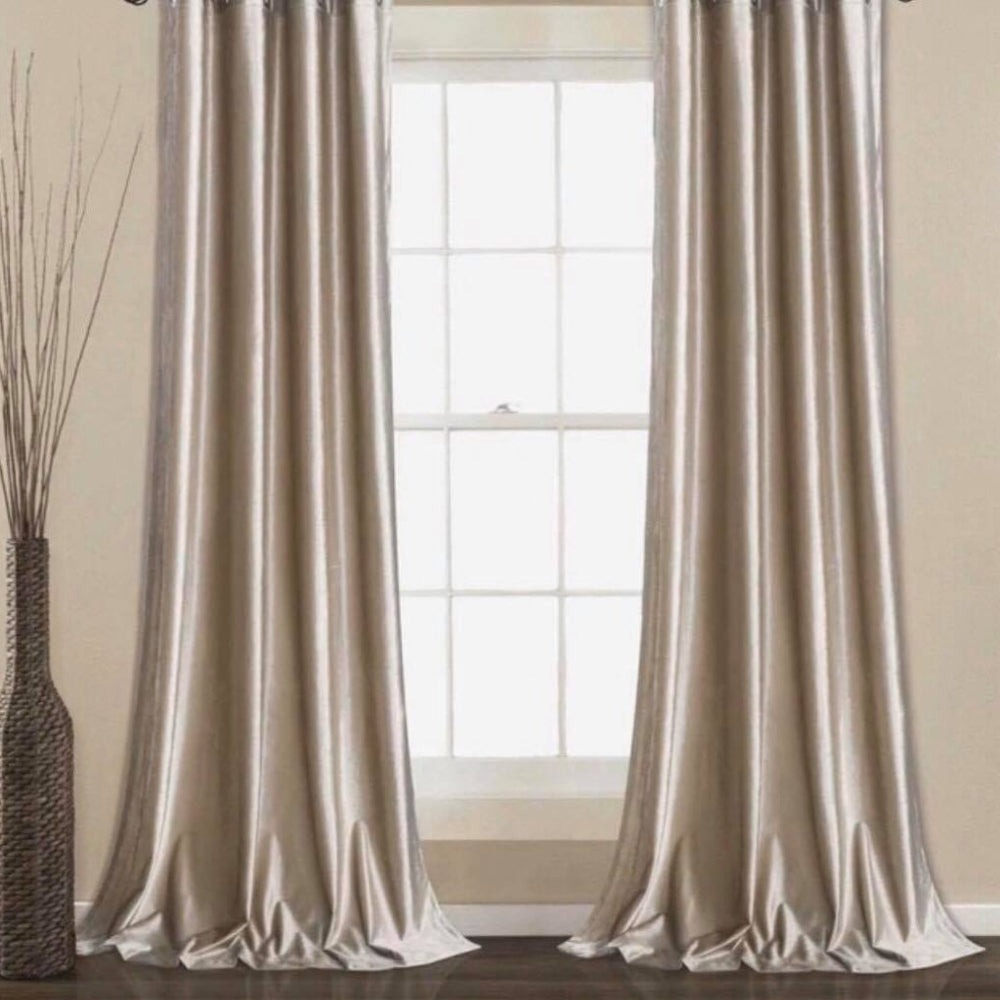 Velour Soft Κουρτίνα Σκίασης Μπεζ Με Τρέσα Υ270xΦ280cm 596-1