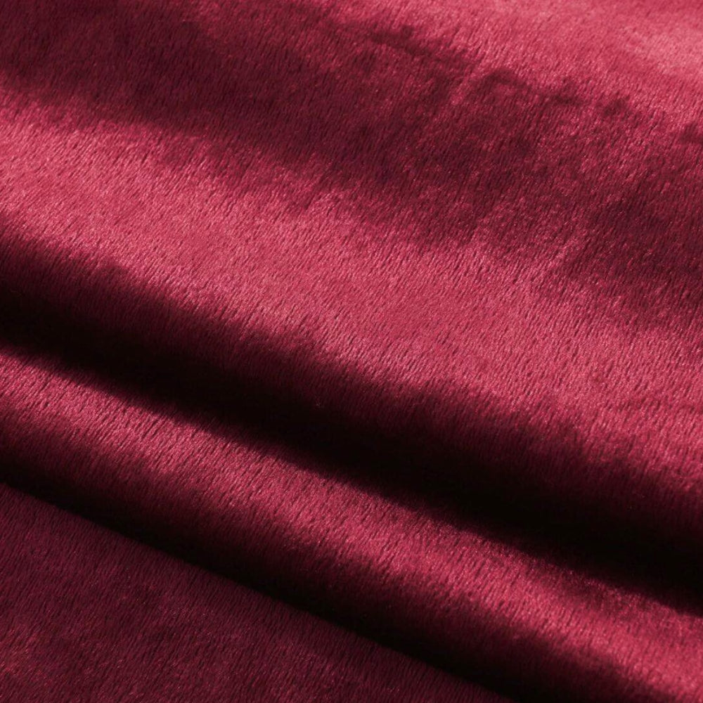 Velour Soft Κουρτίνα Σκίασης Μπορντώ Με Τρέσα Υ270xΦ280cm 596-2