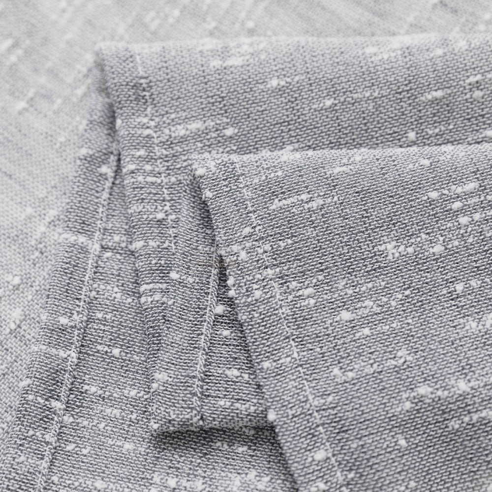 Κουρτίνα Ημιδιάφανη Λινή Γκρι Με Κρίκο 270x290cm A6023-23