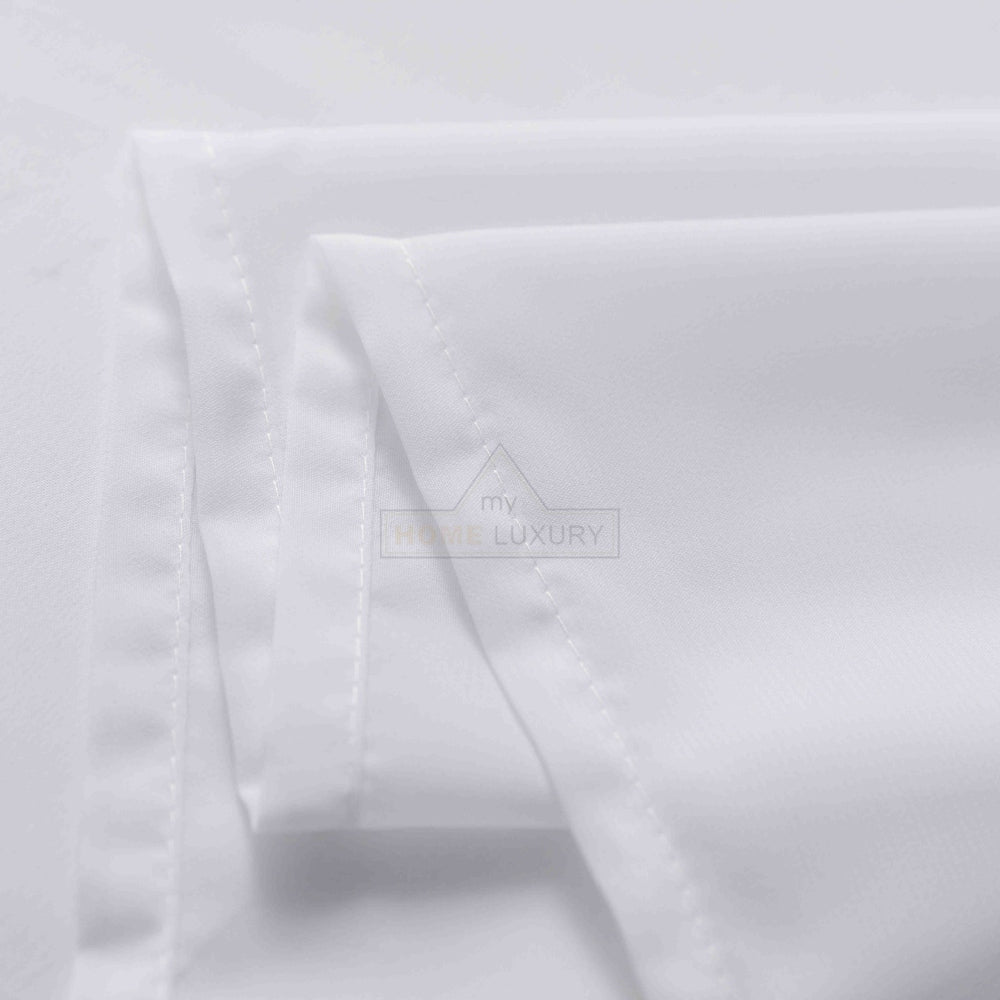 Κουρτίνα Ημιδιάφανη Βουάλ Λευκή Με Κρίκο Υ270xΦ270cm A6030-1