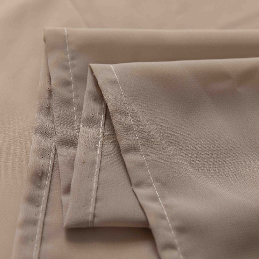 Κουρτίνα Ημιδιάφανη Βουάλ Καφέ Με Κρίκο Υ270xΦ270cm A6030-4