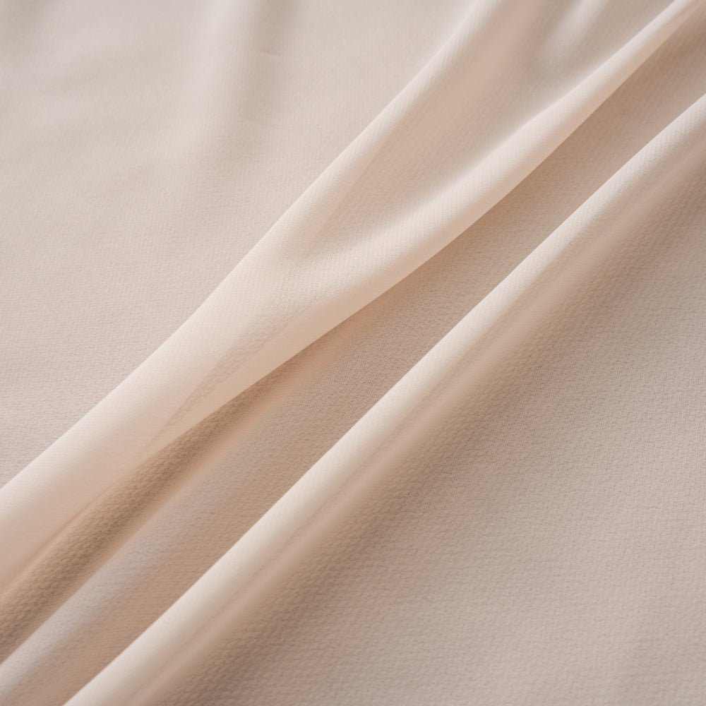 Κουρτίνα Ημιδιάφανη Βουάλ Μπεζ Με Κρίκο Υ270xΦ270cm A6030-8