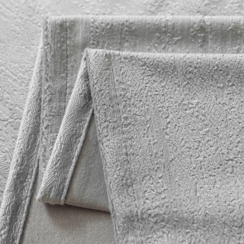 Κουρτίνα Σκίασης Ζακάρ Γκρι Με Κρίκους 270x255cm 8035-11