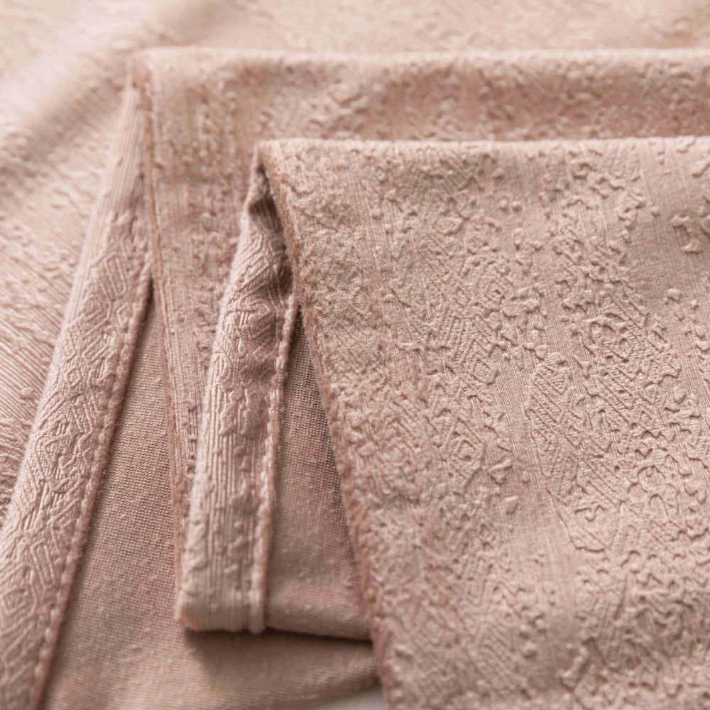 Κουρτίνα Σκίασης Ζακάρ Σομόν Με Κρίκους 270x255cm 8035-2