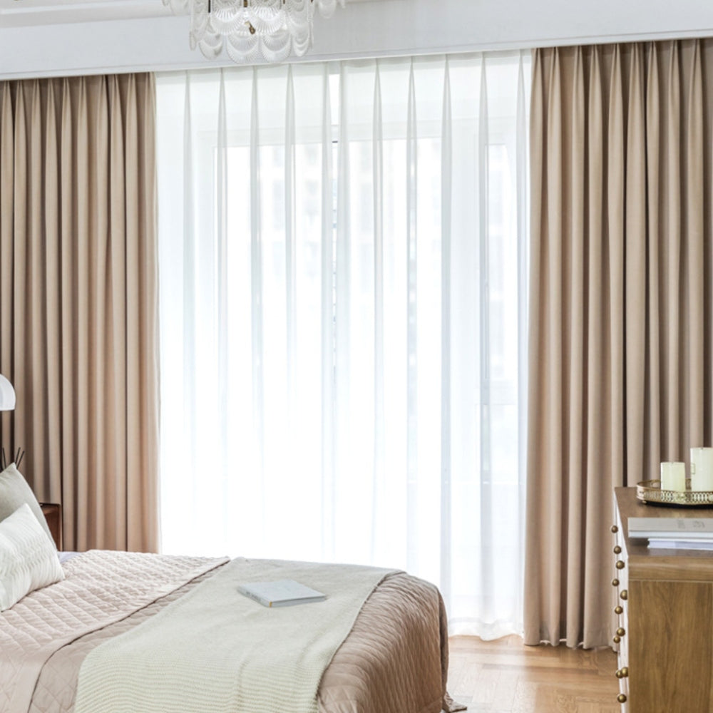 Velvet Κουρτίνα Σκίασης Κρεμ Μπεζ Με Τρέσα Υ270xΦ280cm 910-1