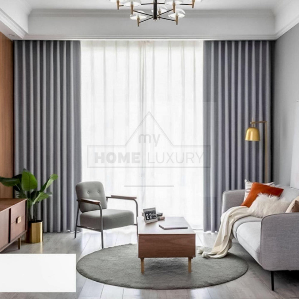 Paris Κουρτίνα Σκίασης Γκρι Με Κρίκο Υ270xΦ280cm A431-27