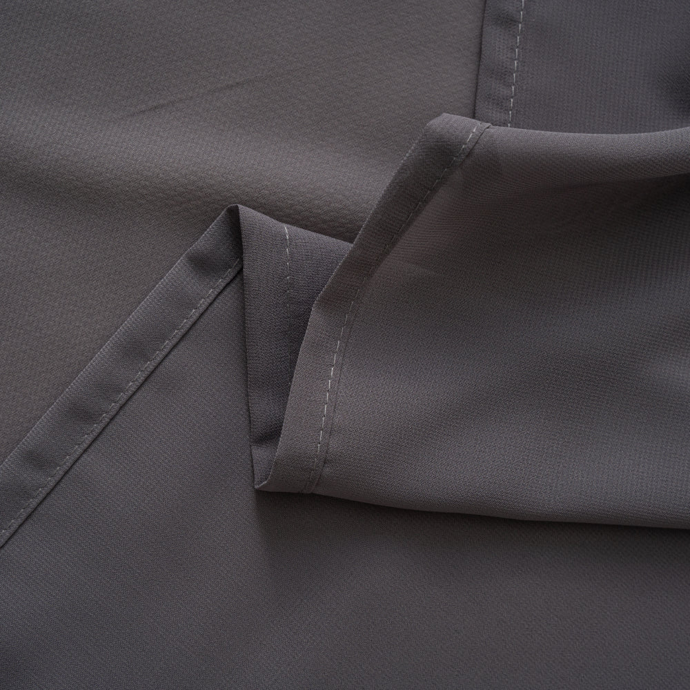 Κουρτίνα Ημιδιάφανη Βουάλ Γκρι Σκούρο Με Κρίκο Υ270xΦ270cm A6030-6