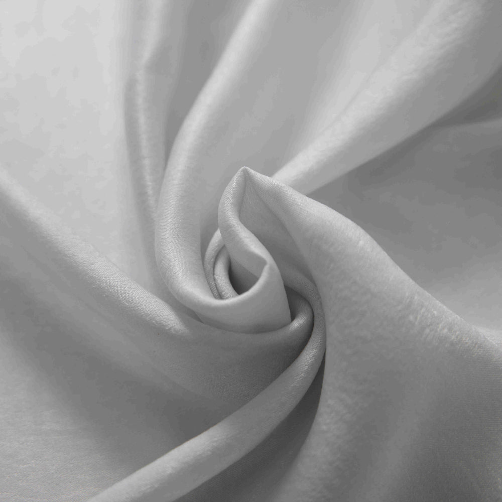 Velour Satin Κουρτίνα Ανοιχτό Γκρι 80% Σκίασης Με Κρίκο Υ270xΦ280cm A6341-17