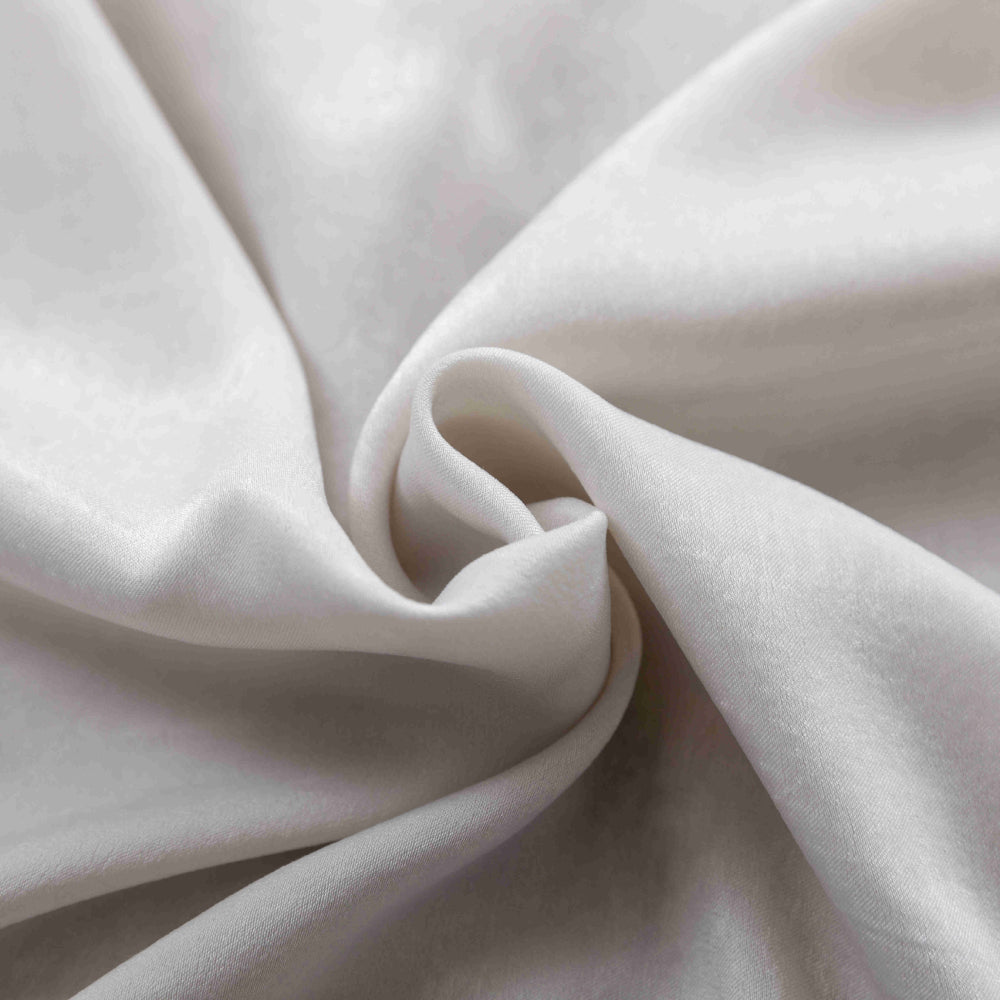 Velour Satin Κουρτίνα Γκρεζ 80% Σκίασης Με Κρίκο Υ270xΦ280cm A6341-20