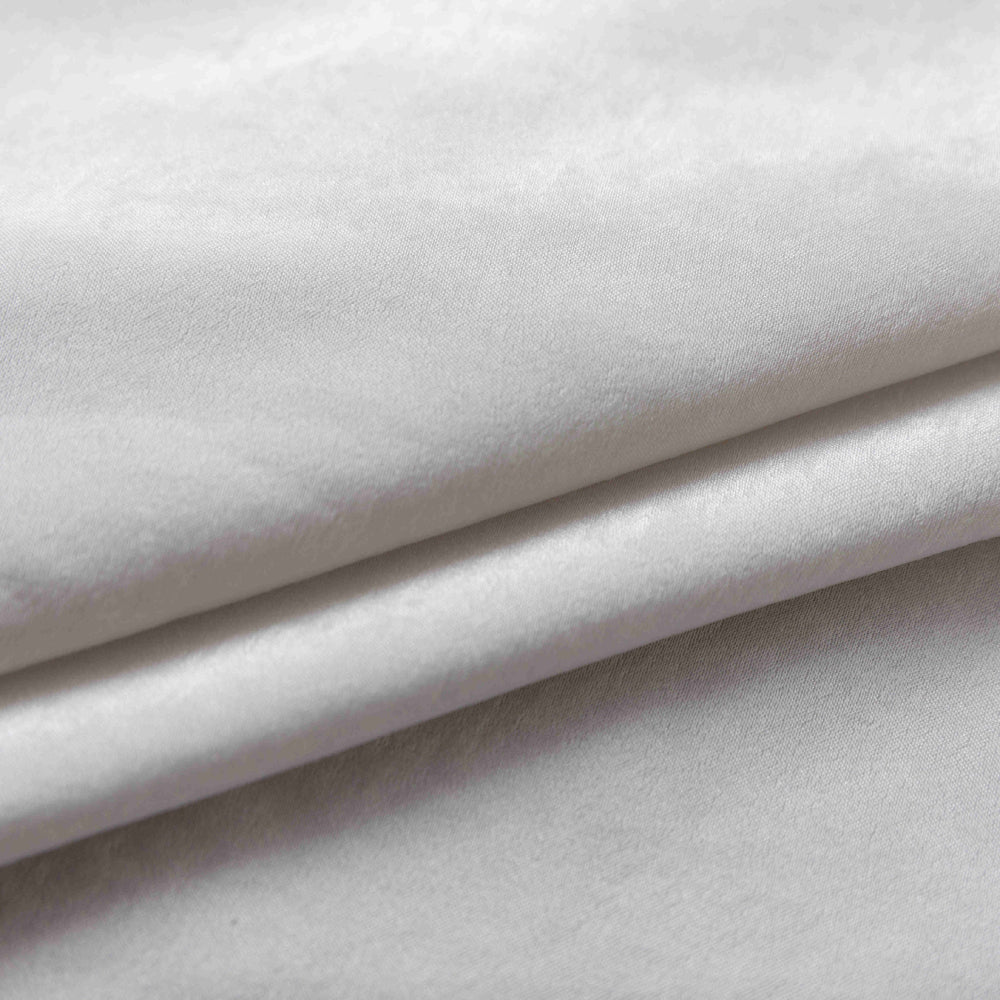 Velour Satin Κουρτίνα Γκρεζ 80% Σκίασης Με Κρίκο Υ270xΦ280cm A6341-20