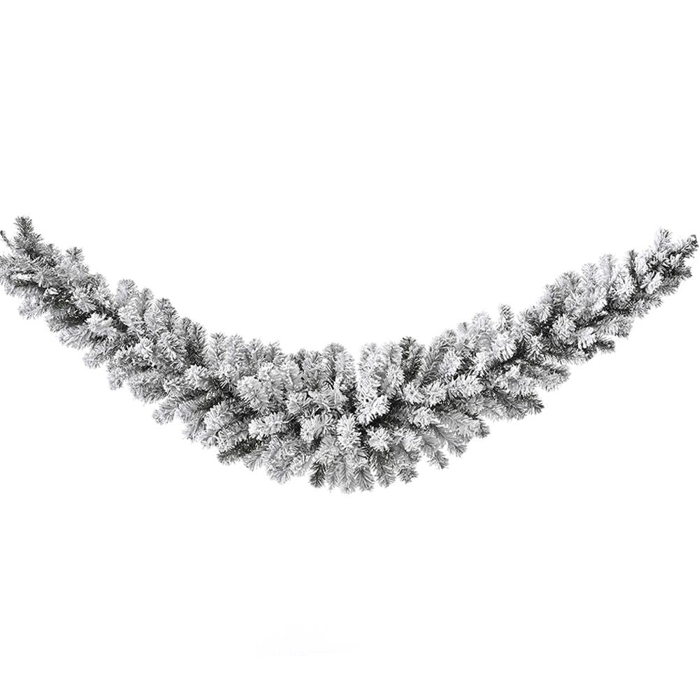Χιονισμένη Χριστουγεννιάτική Γιρλάντα 270cm με 70led Λαμπάκια