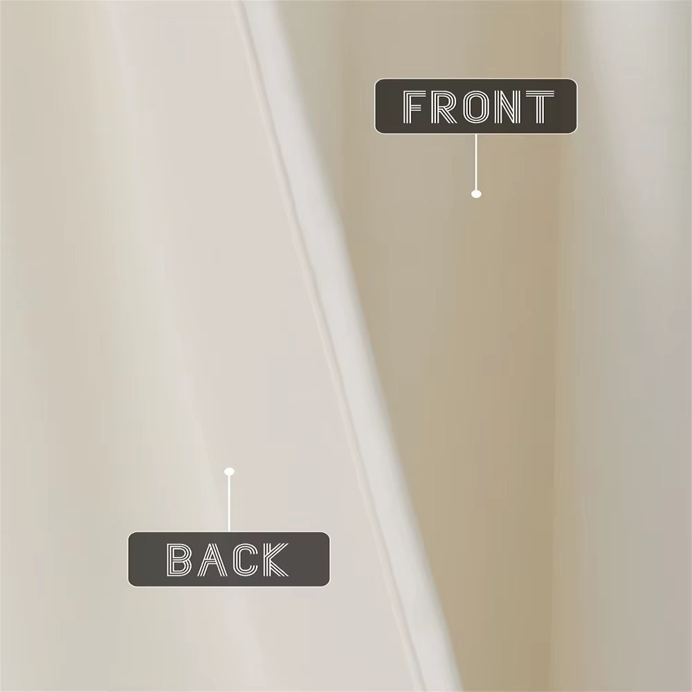 Velvet Κουρτίνα Σκίασης Εκρού με Τρέσα Υ270xΦ280cm 910-7